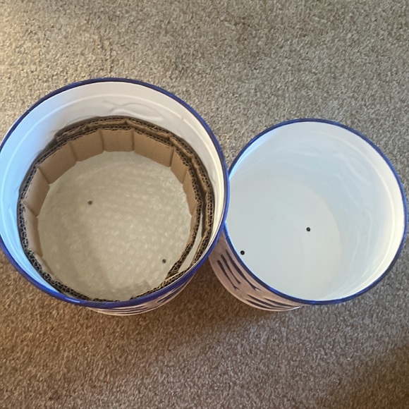 Three piece metal fish planter - Picture 3 of 6